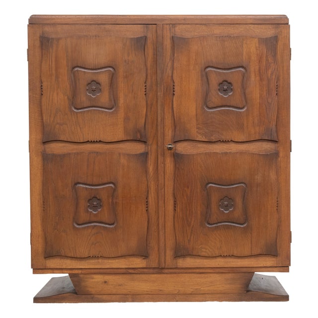 French Oak Cabinet, 1930s For Sale
