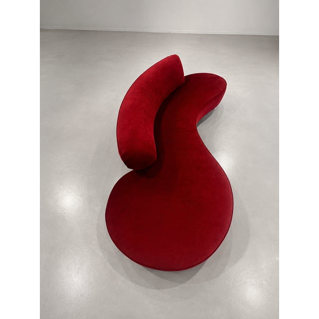 Mid-Century Modern Vladimir Kagan for Directional (Attributed) Serpentine Cloud Sofa, Model 4891-J, 1980s For Sale - Image 3 of 14