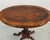 Antique Historicist Oval Walnut Table, 1880s For Sale - Image 4 of 7