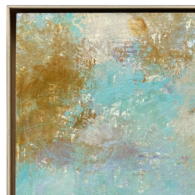 Various Artists Contemporary Plein Air "Abstract Clouds" Oil Painting, Framed For Sale - Image 4 of 6