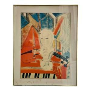 After Raoul Dufy “Homage to Mozart” XL Lithograph
