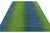 Rug & Kilim Rug & Kilim’s Contemporary Kilim in Green and Blue Stripes and Geometric Pattern For Sale - Image 4 of 8