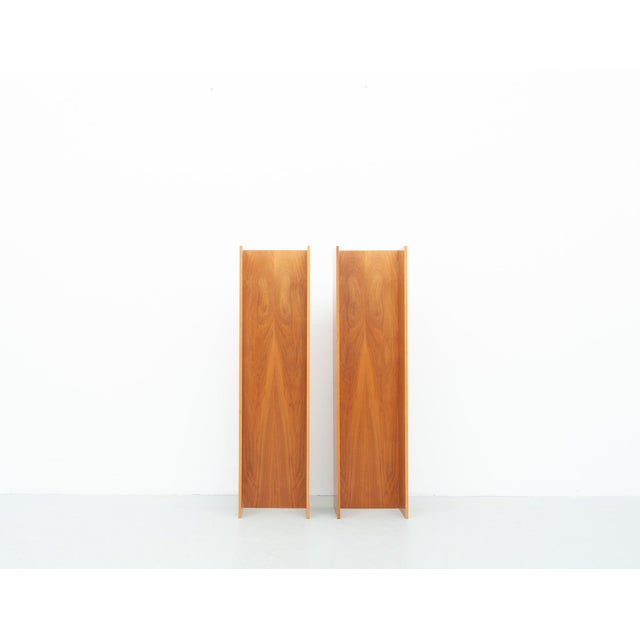 Brown Wall Shelf in Walnut by Walter Wirz for Wilhelm Renz, 1960s For Sale - Image 8 of 9