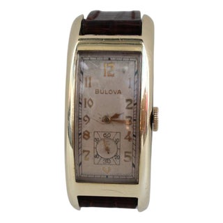 Vintage Art Deco Wilson Watch from Bulova, 1940 For Sale