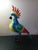 1990s Multicolor Metal Crafts Outdoor Cockatoo Garden Sculpture For Sale - Image 4 of 4