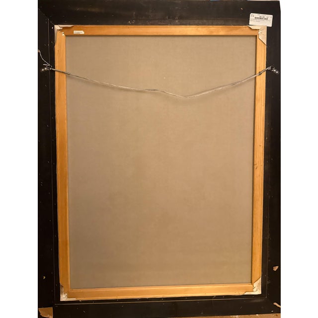 Late 20th Century Monumental Floral Oil Painting in Large Gilt Frame, Signed L. Stewart For Sale - Image 13 of 15