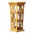 Vintage Coastal Woven Rattan Pedestal For Sale