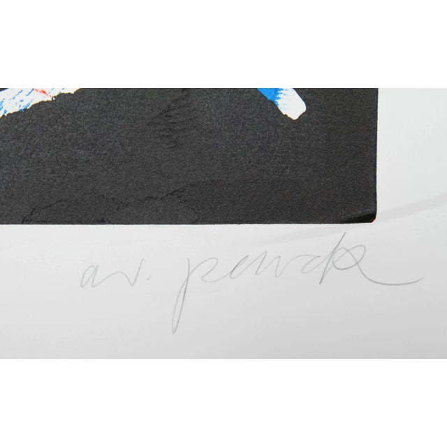 Abstract Expressionism A.r. Penck (Ralf Winkler), Mul, Bul Dang & Sentimentality, Woodblock For Sale - Image 3 of 4