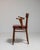 19th Century France Mid-century Modern Red Wood Lounge Chair For Sale - Image 9 of 11