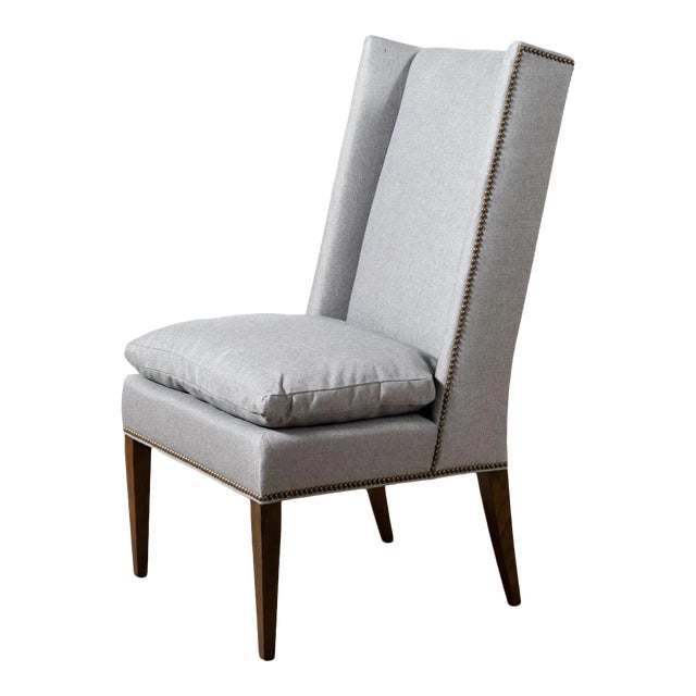 Hickory Furniture Modern Martin Winged Side Chair For Sale
