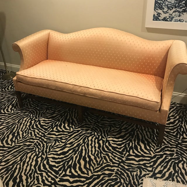 Southwood Furniture Co. Chippendale Camelback Mahogany Sofa Chairish