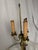 1960s French Neoclassical 3-Arm Brass Bouillotte Table Lamp With Pierced Tole Shade For Sale - Image 11 of 12