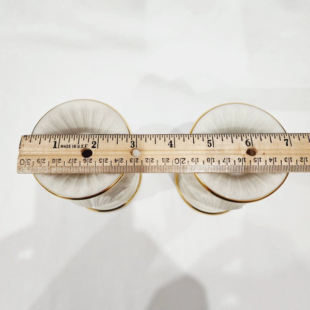 Lenox Set of Two Vintage 1970s Athenian Collection Lenox Candlestick Holders For Sale - Image 4 of 6