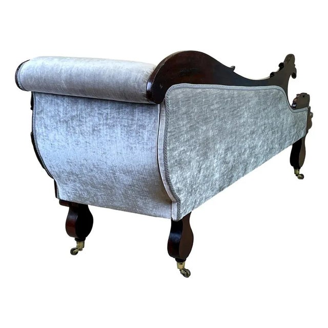 Regency Mahogany Chaise Longue, 1820 For Sale - Image 10 of 12