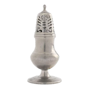 Austrian Pewter Sugar Shaker, 1830