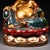 Metal 1980s Hand-Painted Gilt Solid Copper Laughing Buddha Statue, Seated Maitreya Buddha on Lotus Base, Chinoiserie Sculpture For Sale - Image 7 of 10