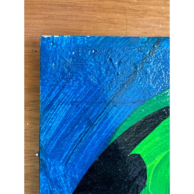 Green 1984 Original Peter Keil Painting For Sale - Image 8 of 9