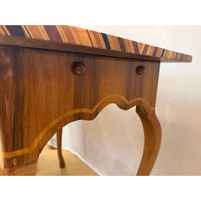 Baroque Side Table with Marquetry Chess Board Top, 1720s For Sale - Image 5 of 8