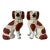 Vintage Staffordshire Ware English Spaniel Dogs 8" Tall - A Pair For Sale