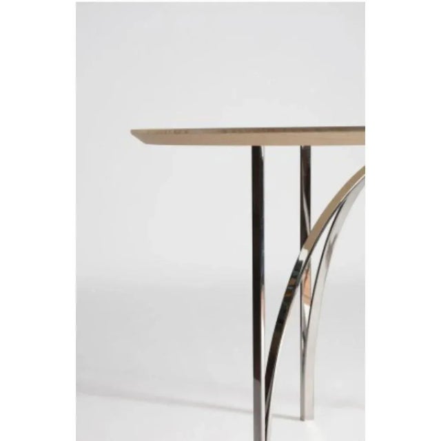 Archie European Walnut Table by Serena Confalonieri For Sale - Image 4 of 6