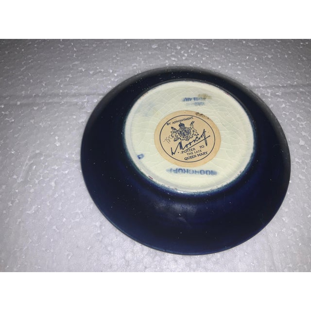 Early 20th Century Moorcroft Pottery Small Footed Bowl “African Lily” Pattern For Sale - Image 5 of 5