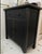 Transitional Crate & Barrel Gallery Buffet Black Sideboard Cabinet 38” Reeded Rare New in Box Sealed For Sale - Image 3 of 3