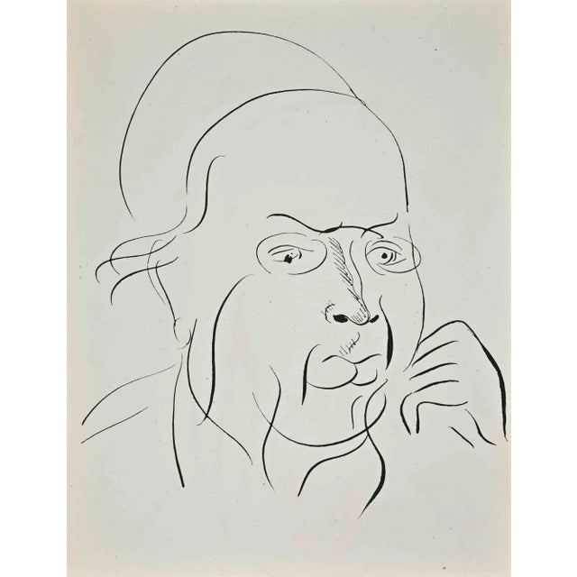 Study for Self-portrait is an original lithograph realized by Raoul Dufy in 1930s. Good conditions. No signature. Raoul...