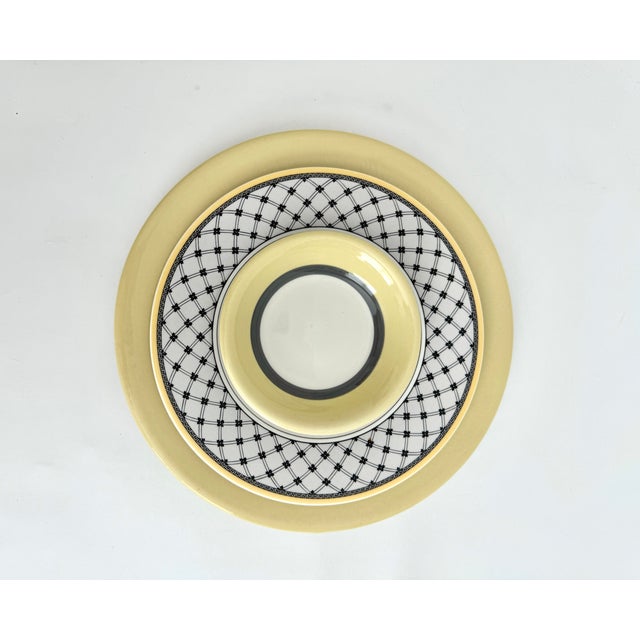 Mid-Century Sterling China Straw Yellow Salad Plates - Set of 8 For Sale In Los Angeles - Image 6 of 6