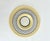 Mid-Century Sterling China Straw Yellow Salad Plates - Set of 8 For Sale In Los Angeles - Image 6 of 6