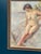 Karl Vilhelm Anstensen, Coastal Scene with Sunbathing Nude Woman, 1957, Oil Painting on Canvas, Framed For Sale - Image 9 of 17