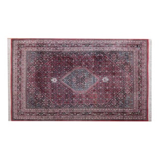 Vintage Hand-Knotted Bidjar Rug For Sale