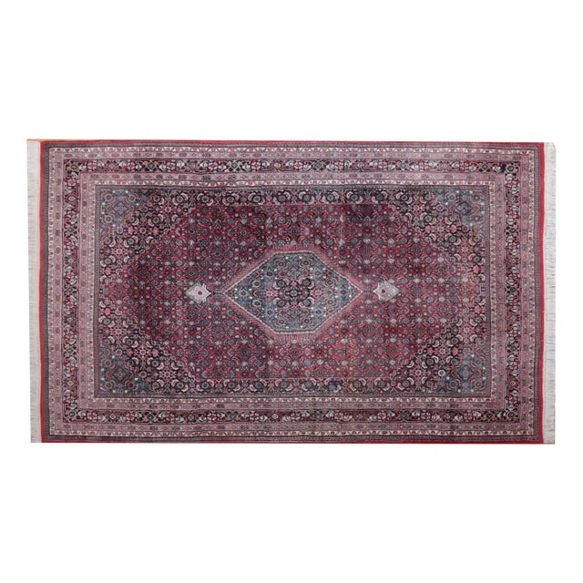 Vintage Hand-Knotted Bidjar Rug For Sale