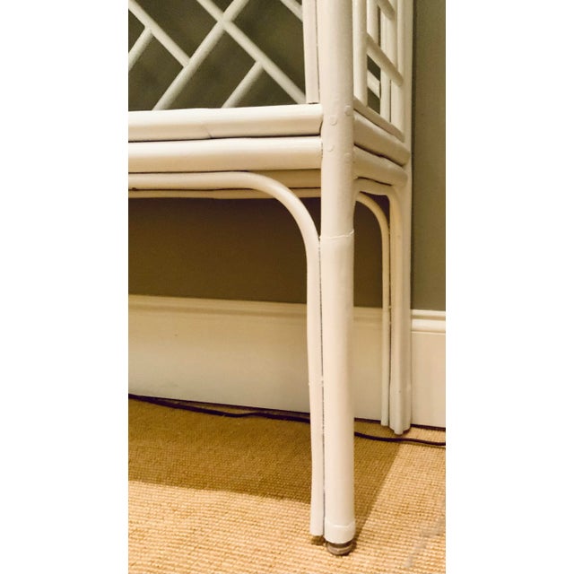 Contemporary Organic Modern White Wood Etagere For Sale - Image 3 of 7