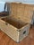 Traditional Vintage Large Hand-Woven Wicker Storage Trunk / Blanket Chest For Sale - Image 3 of 4