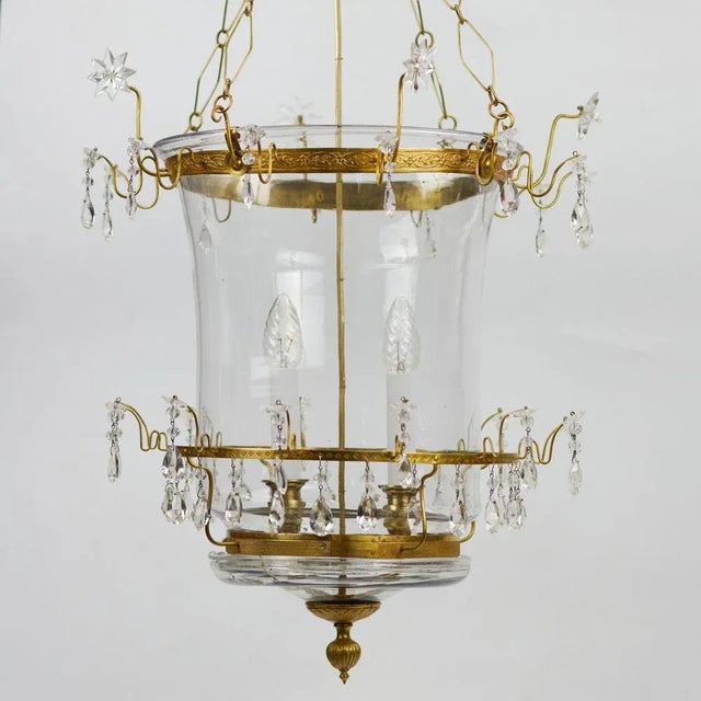 19th Century Crystal and Ormolu Mounted 2-Light Lantern, Early 19th Century For Sale - Image 5 of 6