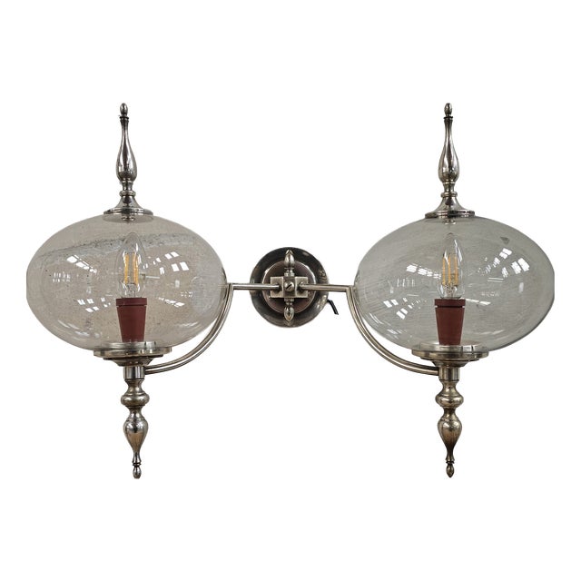 Brutalist Wall Light from Sciolari, Italy, 1970s For Sale