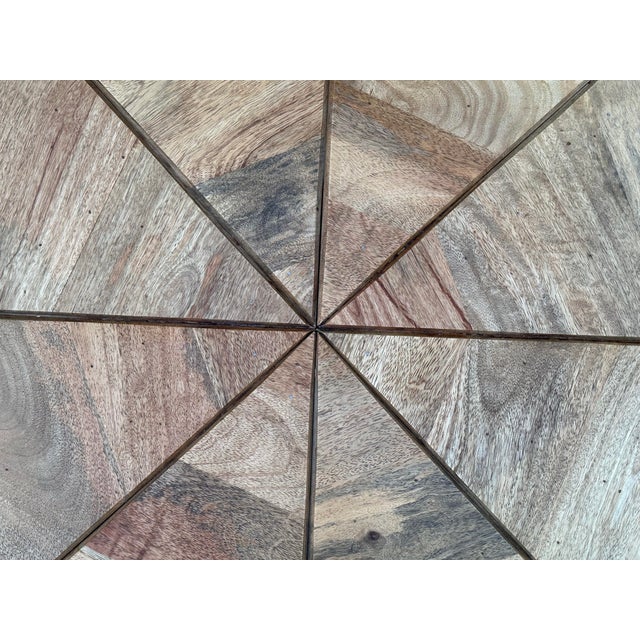 Richard Schultz Richard Schultz Style Organic Modern Natural Wood Pedal Coffee Table For Sale - Image 4 of 8