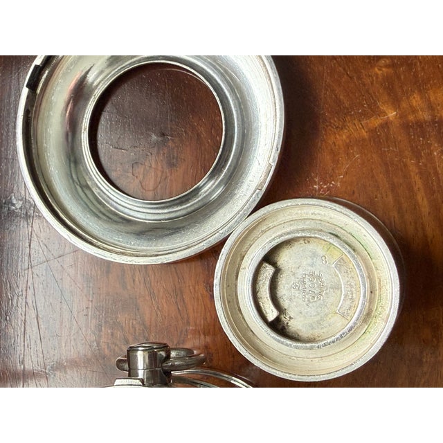 Antique Gorham Silver Plated Champagne Bucket Form Caviar Server For Sale - Image 9 of 12