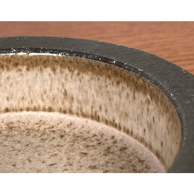Ceramic Mid-Century Modern Danish Studio Pottery Bowl from Lovemose, 1960s For Sale - Image 7 of 13