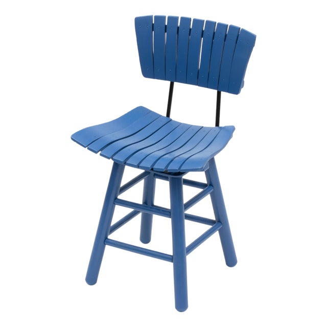 Vintage Mid Century Umanoff Style Children's Swivel Stool For Sale