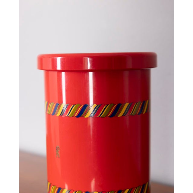 "Brivido" thermal bottle holder produced by Carrara Matta, designed by Roberta di Camerino, limited edition, 1980s. This...