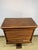 American Antique Walnut Tabletop Amberg's Cabinet Letter File With Roll Up Tambor Door For Sale - Image 3 of 18
