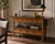 Mid-Century Modern Baker Milling Road Walnut Hollywood MCM Regency Server Rolling Bar Cart Table For Sale - Image 3 of 10