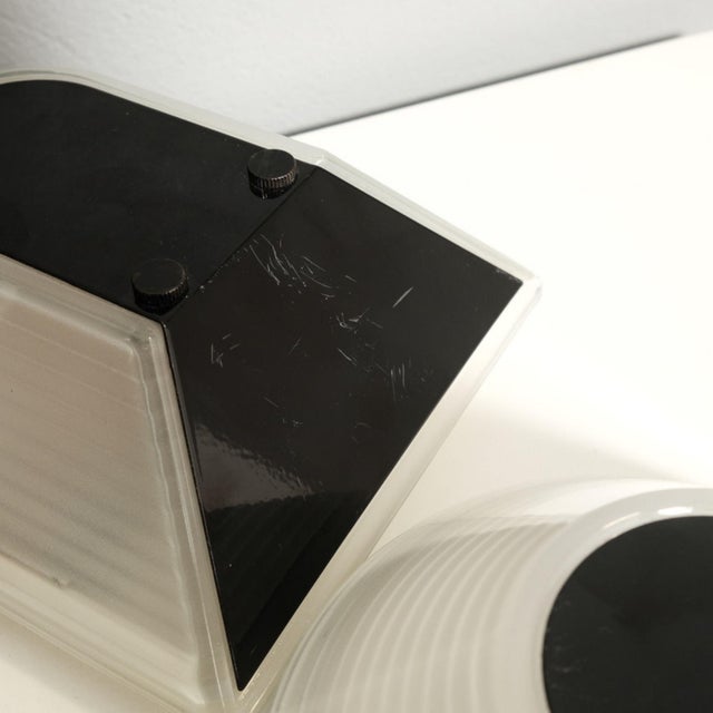 Vintage Trio Prisma Tesi Floral Design Lamps, Italy, 1980s, Set of 3 For Sale - Image 5 of 18