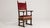 Traditional 18th Century French Renaissance Style Throne Chair with Upholstery Red Burgandy For Sale - Image 3 of 15