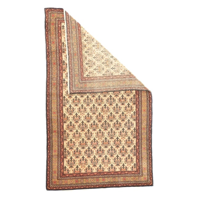 Late 19th Century Antique Malayer Rug 3'4'' x 5'8'' For Sale - Image 5 of 12