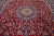 Textile Vintage Handmade Kashan Red Wool Rug With Medallion Motif - 9'9'' x 14'3''. For Sale - Image 7 of 10
