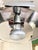 Vintage Chrome and Metal Pendant Light, 1970 For Sale - Image 9 of 11