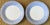 Blue Mid 20th Century English Porcelain Blue and White Basketweave Plates for Salad, Cake or Hors d'Oeuvres - Set of 12 For Sale - Image 8 of 16