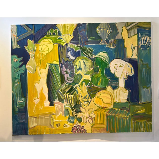 Molly Schiff Oil Painting From the Prop Series For Sale - Image 4 of 4